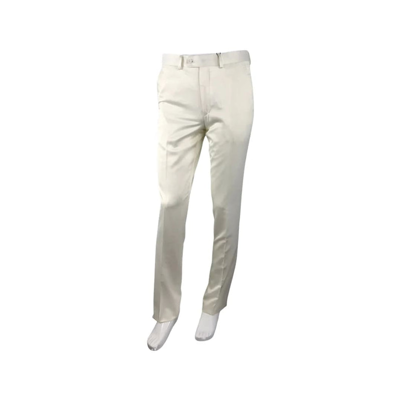 Ivory Tuxedo - Cream Wedding Suit - Off White Groom Satin Pants Suit