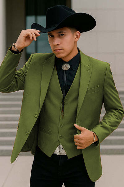 Peak Label Olive Green