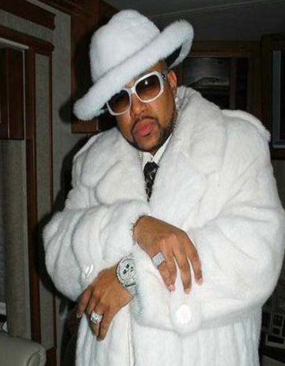 Mens White Double Breasted Coat