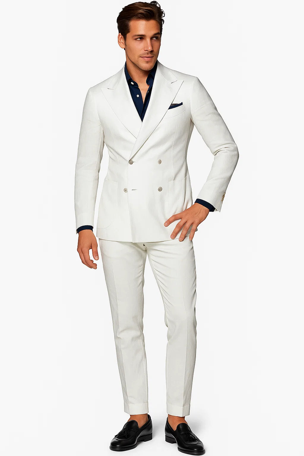 White Linen Suit