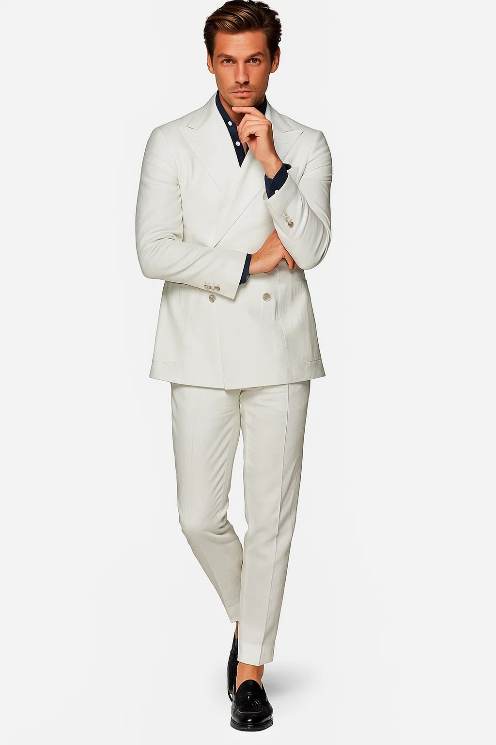 White Linen Suit