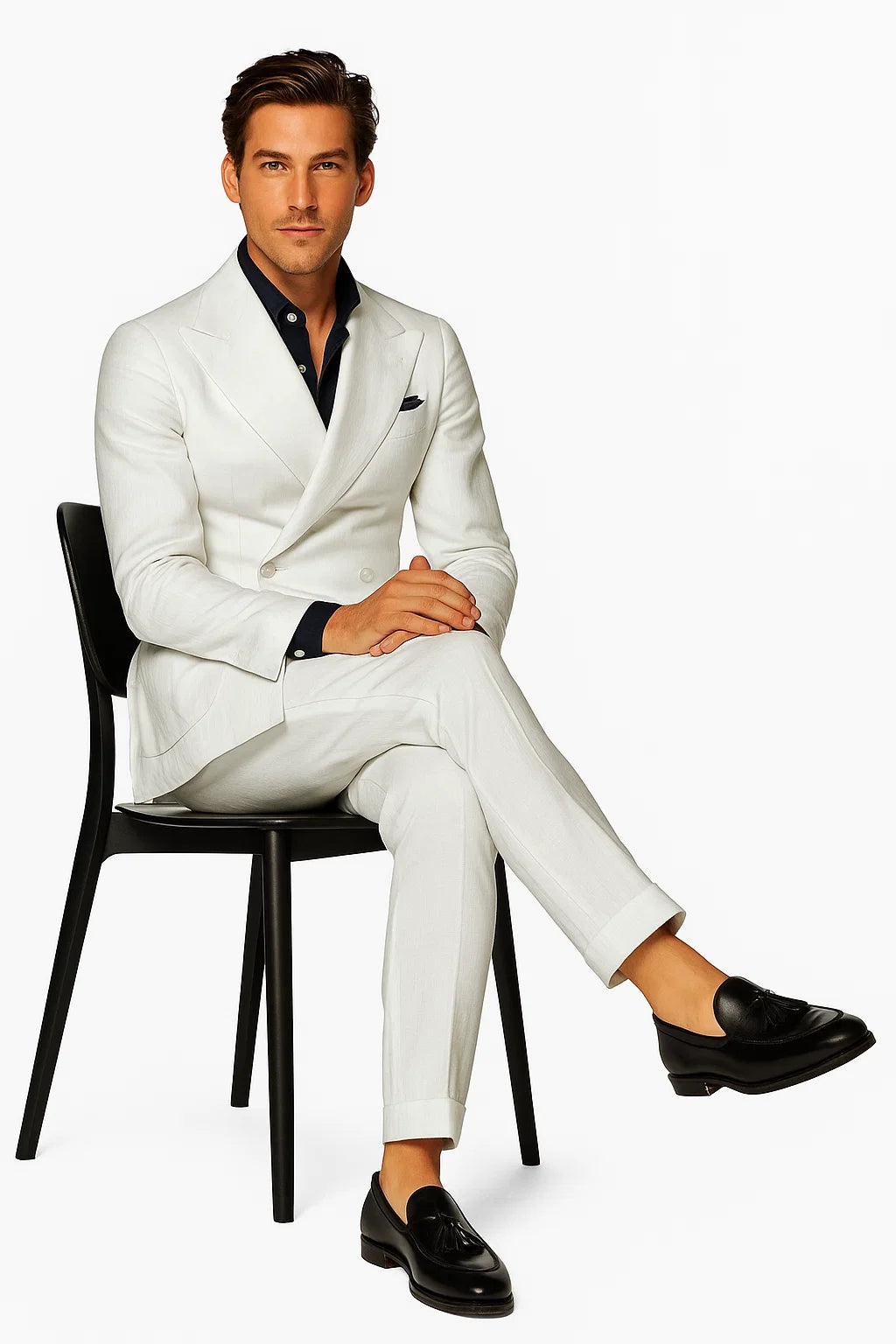 White Linen Suit