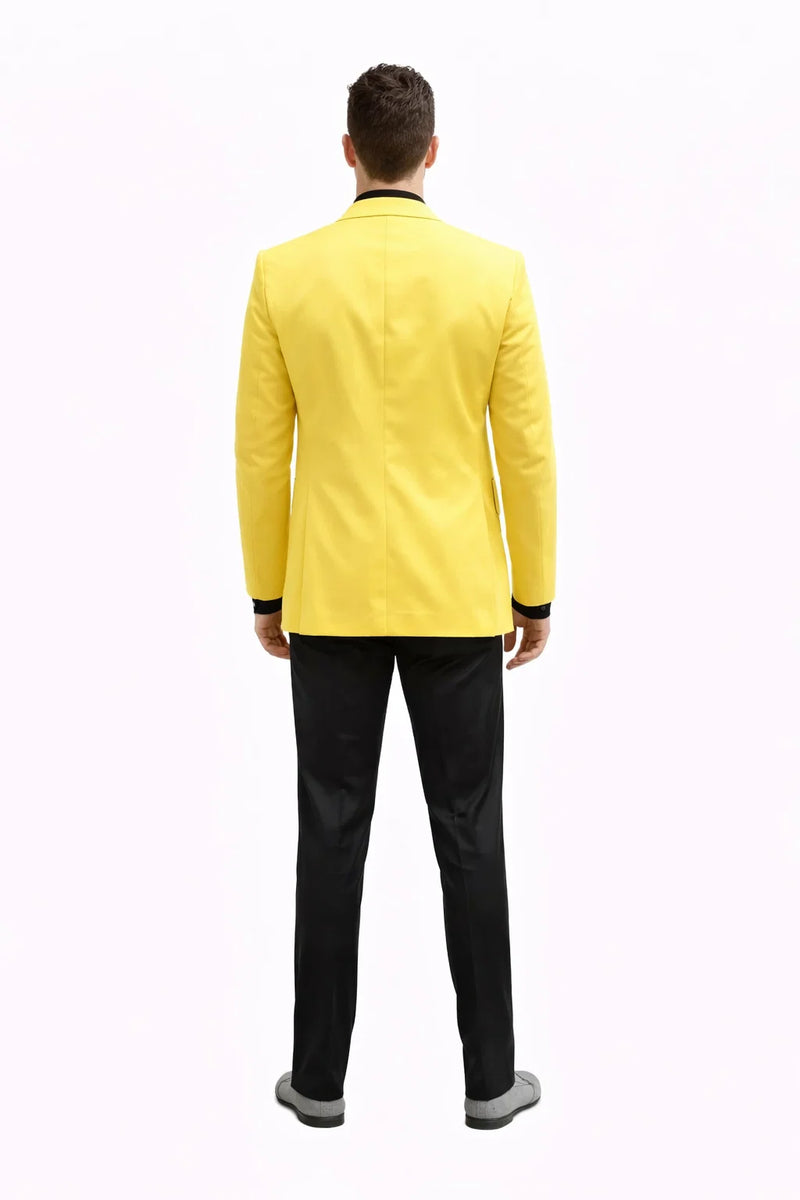 Wholesale Mens Jackets - Wholesale Blazer -Yellow Blazer