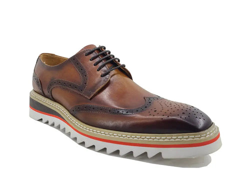 Modern Wingtip Blucher Oxford with Lightweight Sole