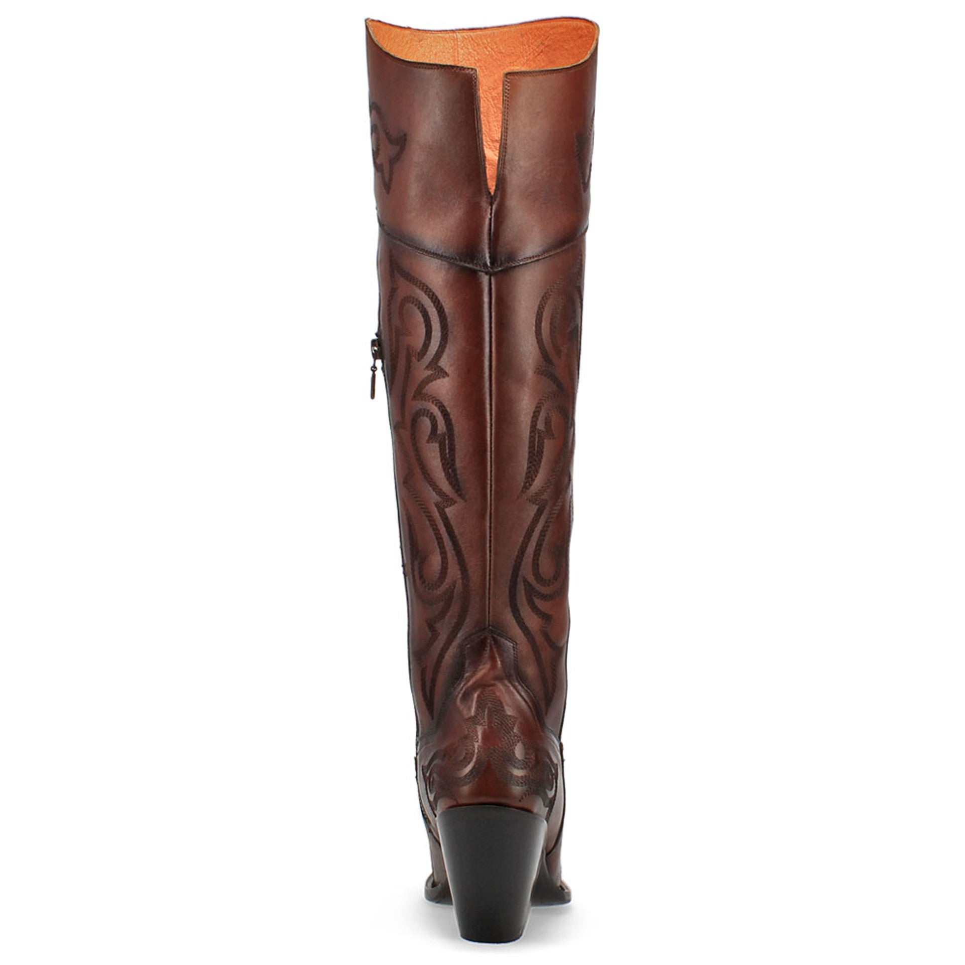 Dan Post Women’s Seductress Chestnut 20 Snip Toe Zipper Boot