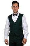 "Mens Stacy Adams Suit - Stacy Adams Suit Men's Vested Shawl Lapel Tuxedo - Hunter Green"
