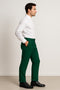 Zacchi Mens Dress Pleated Green Slacks - Colorful Pants