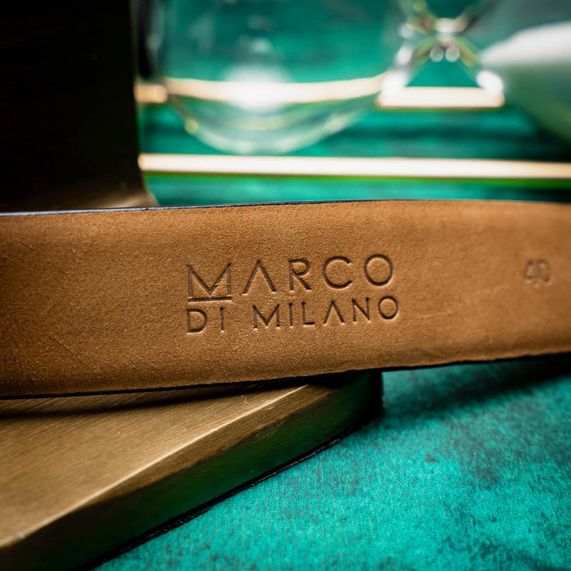 Marco Di Milano Emilio Belt Cognac Leather Dress Shoe