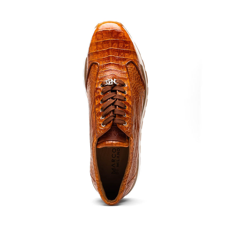 Marco Di Milano Alonzo Cognac Leather Dress Shoe