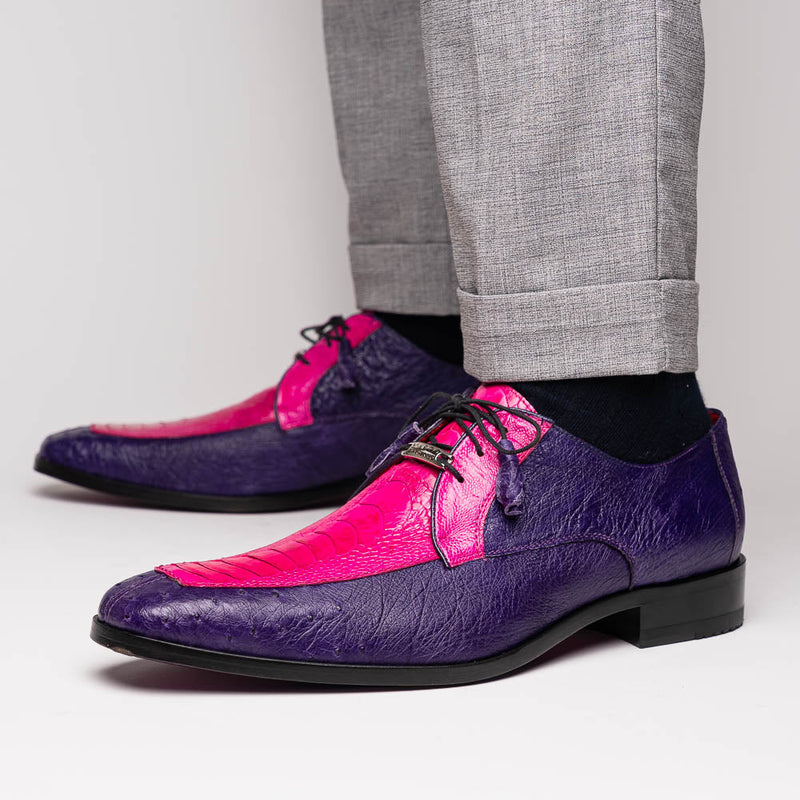 Marco_Di_Milano Andretti: Pink Suede Loafers