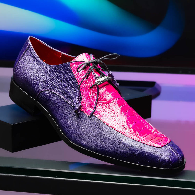 Marco_Di_Milano Andretti: Pink Suede Loafers