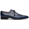 Marco_Di_Milano Anzio: Blue Jeans Leather Dress Shoe