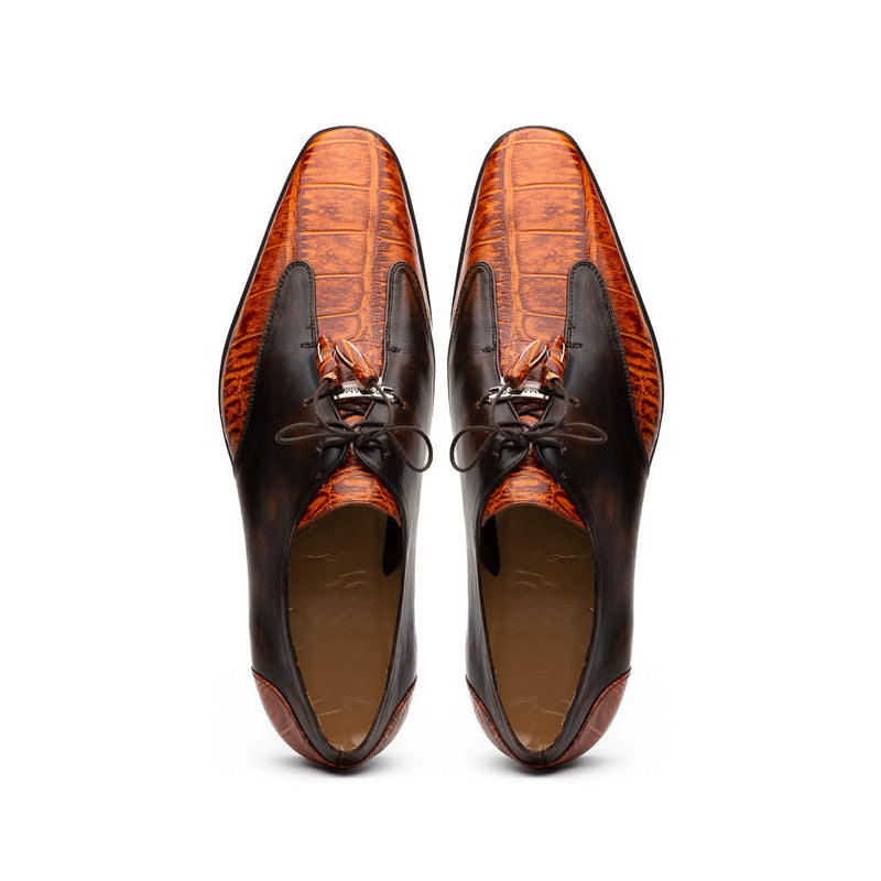 Marco Di Milano Anzio Rustic Brandy Leather Shoe