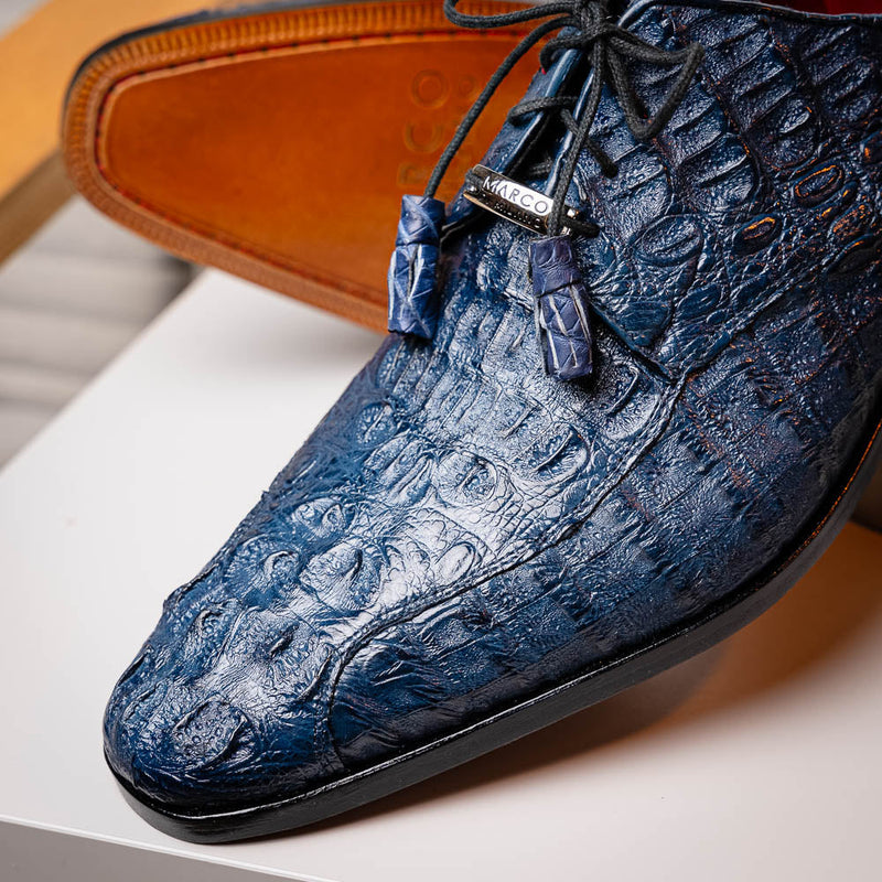 Marco Di Milano Apricena: Navy Leather Dress Shoe