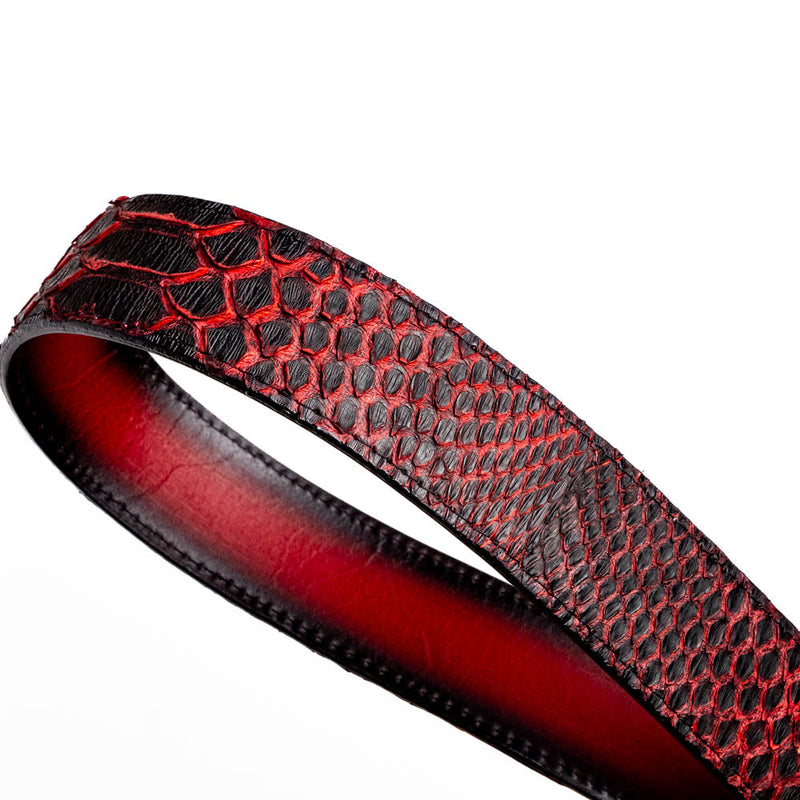 Marco Di Milano Arkansas Black Cherry Leather Belt Shoe