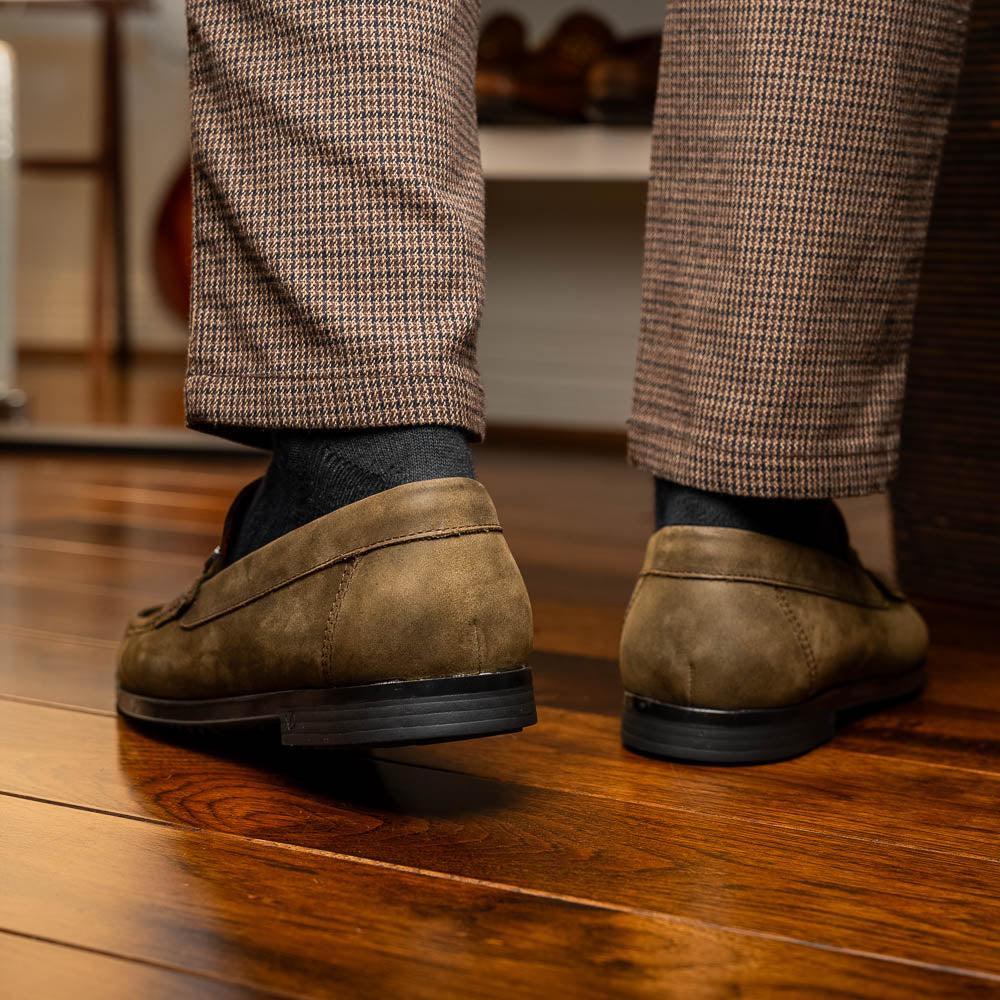 Atrani Olive Calf Loafer