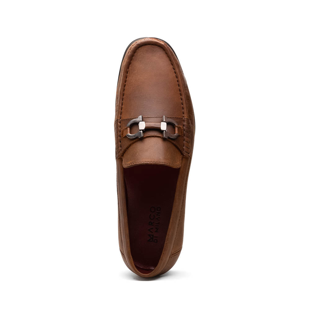 Atrani Tan Calf Bit Loafer