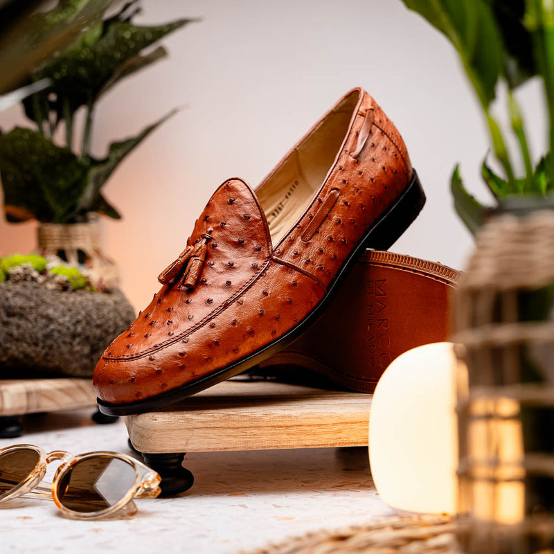 Marco Di Milano Aubiere Cognac Leather Dress Shoe