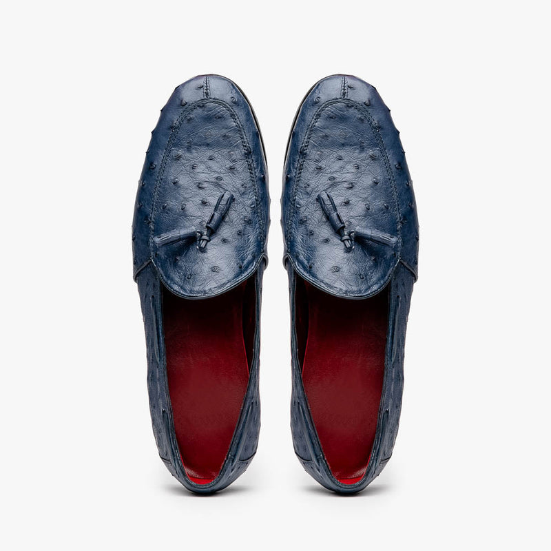Marco Di Milano Aubiere Navy Leather Dress Shoes