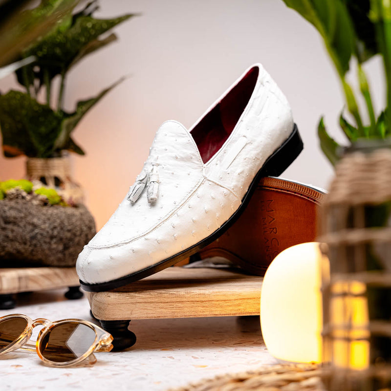Marco Di Milano Aubiere White Leather Luxury Shoe