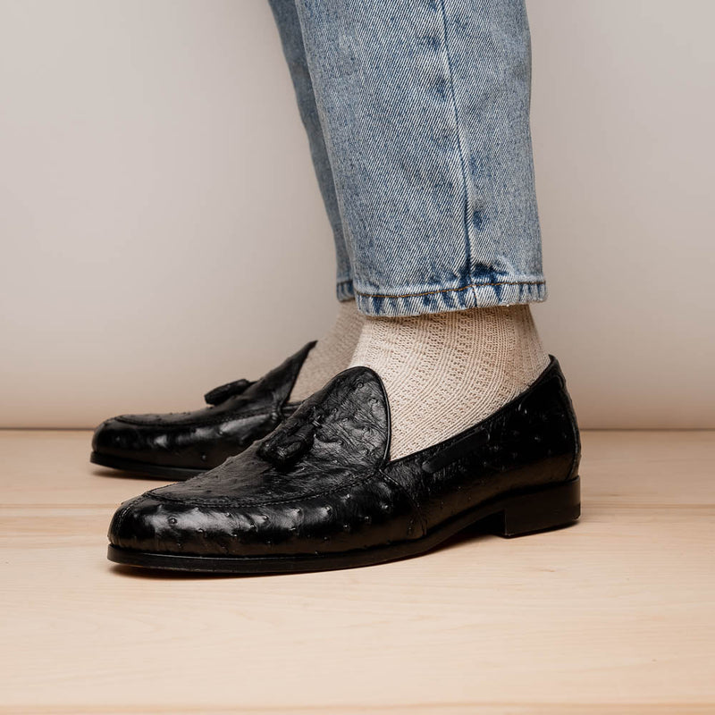 Marco Di Milano Aubiere Black Leather Dress Shoe
