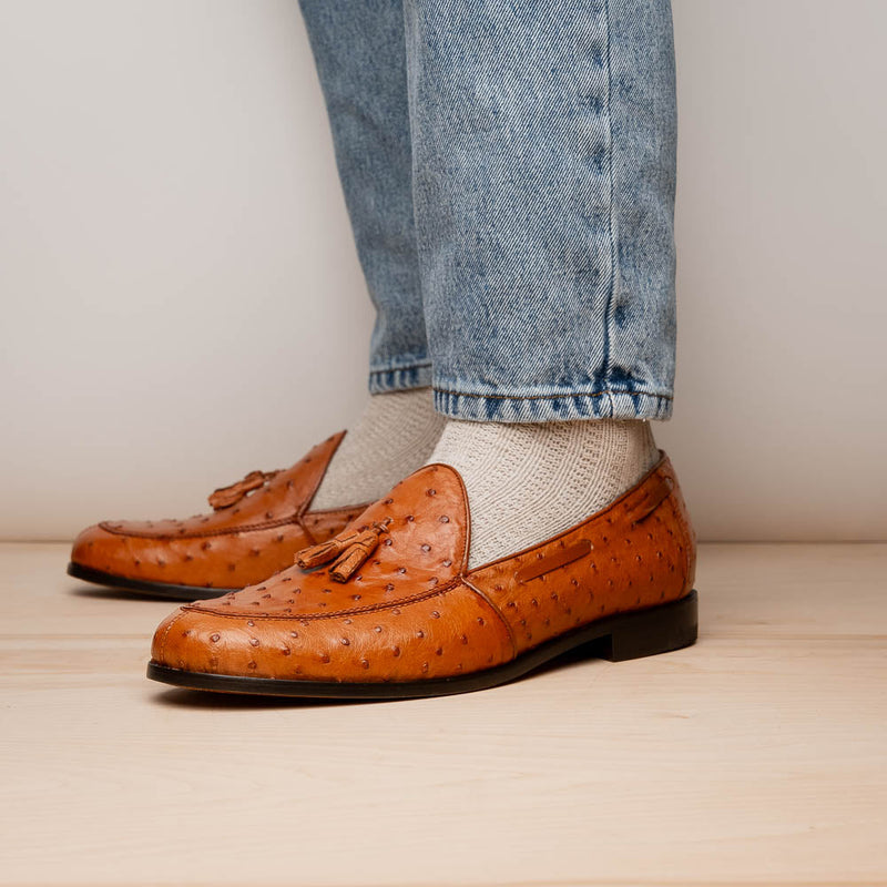 Marco Di Milano Aubiere Cognac Leather Dress Shoe