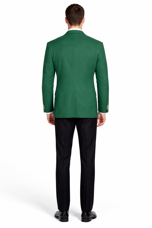 Augusta Green Blazer Men's Classic Brass buttons Blazer Sport Jacket