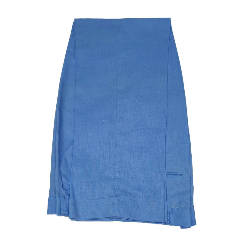 Mens Powder Blue Linen Casual Suit Set