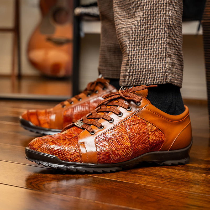 Marco Di Milano Bari Cognac Leather Dress Shoe