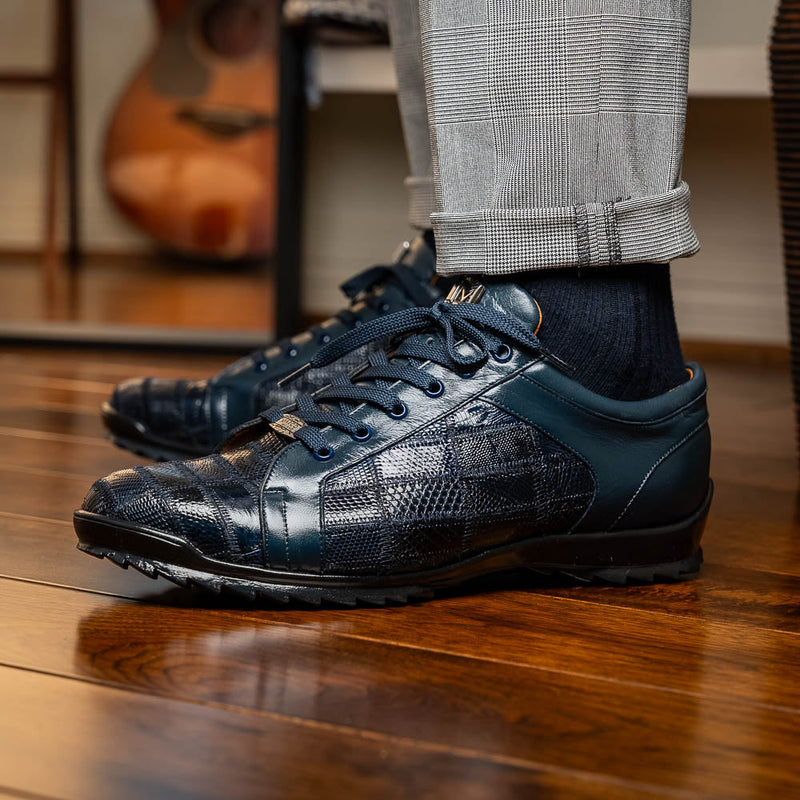 Marco Di Milano Bari Navy Suede Loafers