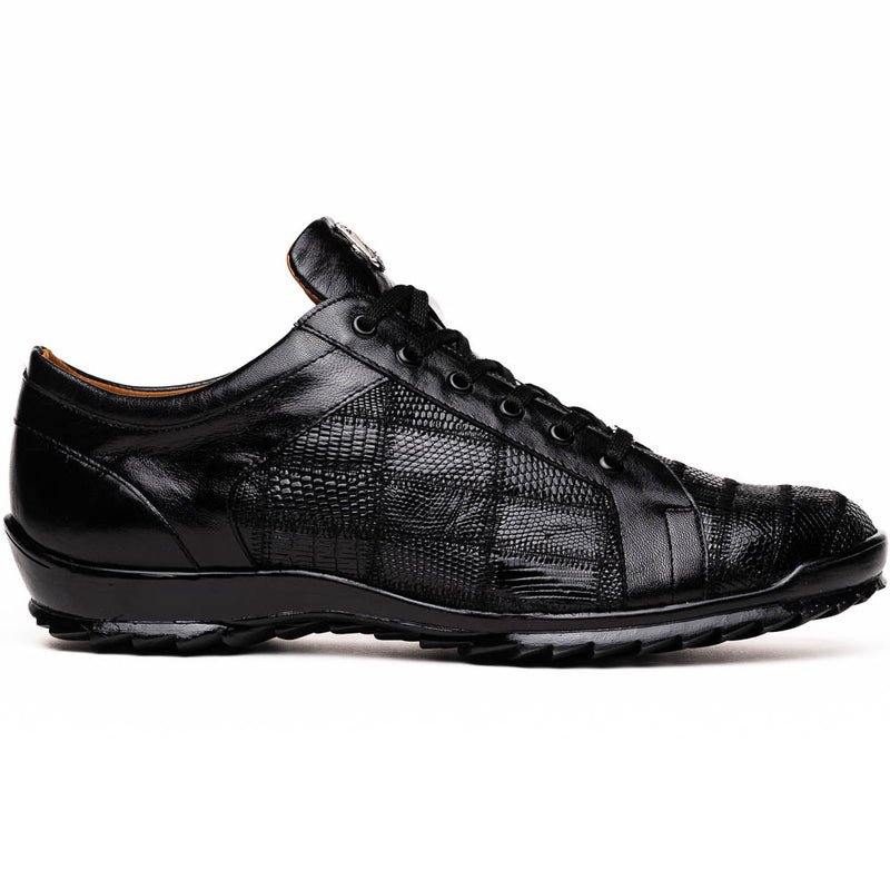 Marco Di Milano Bari Black Leather Luxury Shoe