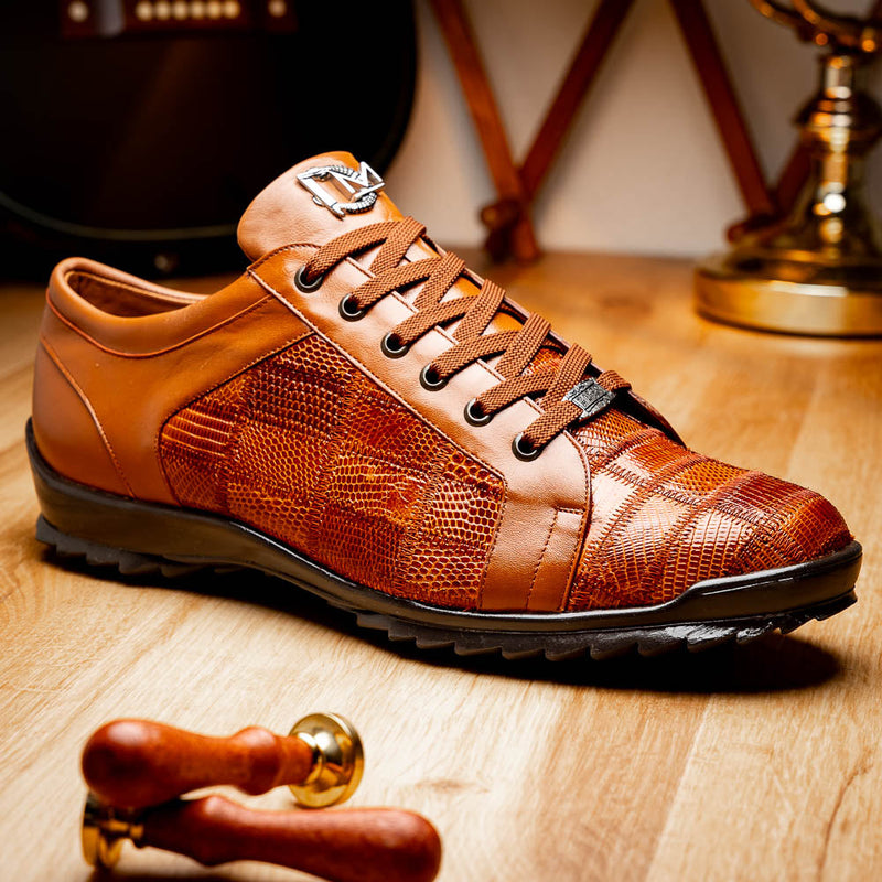Marco Di Milano Bari Cognac Leather Dress Shoe
