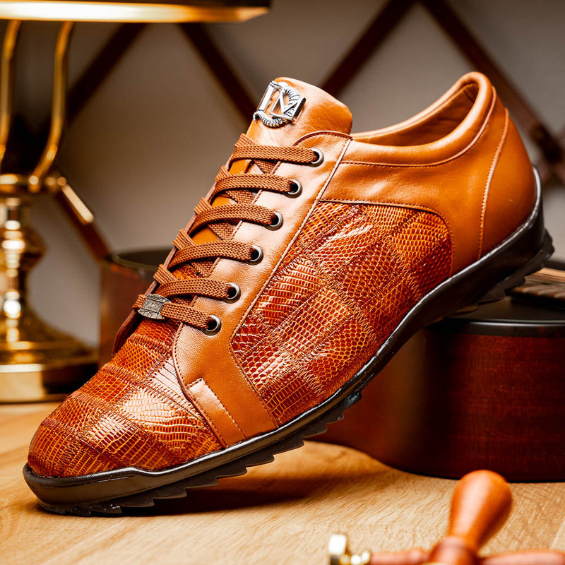 Marco Di Milano Bari Cognac Leather Dress Shoe