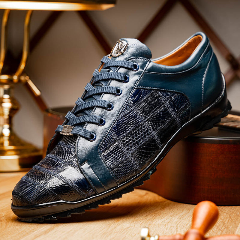 Marco Di Milano Bari Navy Suede Loafers