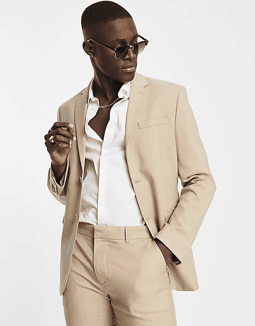 Beige Wedding Suits Alberto Nardoni