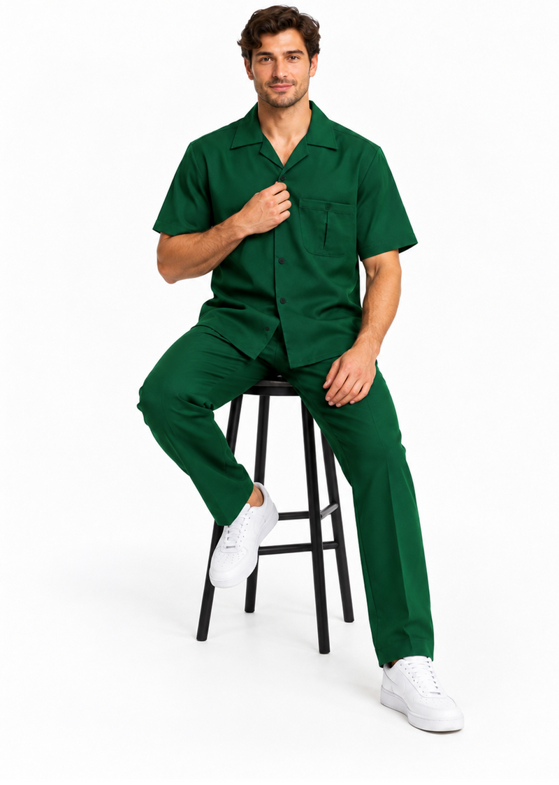 4XL 5XL 6XL 7XL 8XL Big And Tall Walking Green Suit