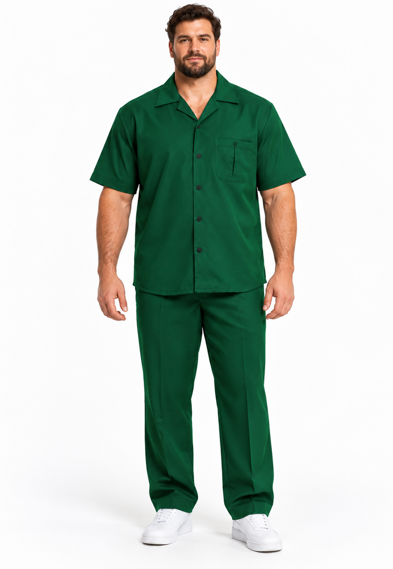 4XL 5XL 6XL 7XL 8XL Big And Tall Walking Green Suit
