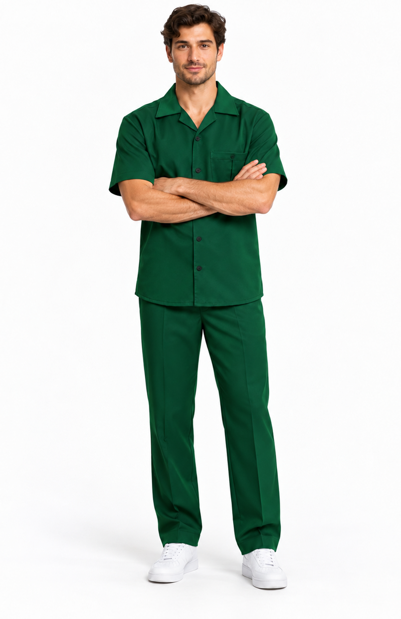 4XL 5XL 6XL 7XL 8XL Big And Tall Walking Green Suit