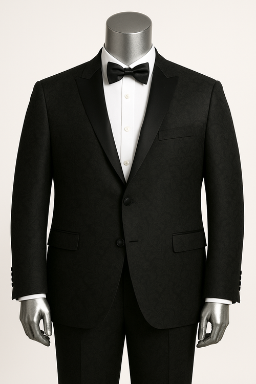 Big and Tall Mens Tuxedos Jacket - Big And Tall Formal Wear - Bowtie Included - For Big Guys