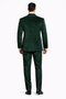 Black And Green tuxedo - Mens Classic Velvet Tuxedo Dinner Jacket in Dark Hunter Green