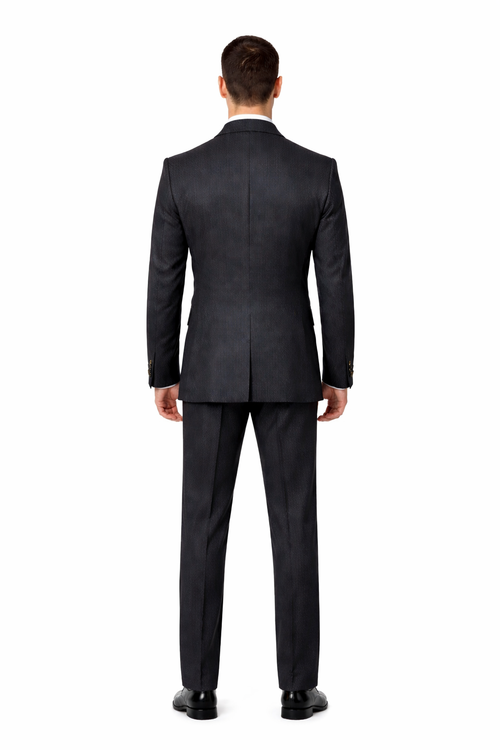 Black Safari Walking Suit for Men – Rossiman Utility Jacket and Trousers Set
