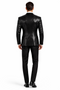 Black Sequin Shawl Tuxedo Blazer