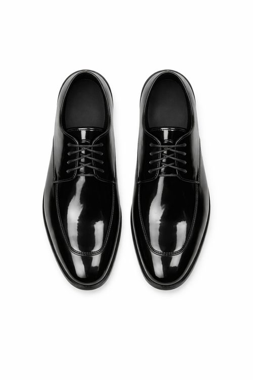 Black Shiny Dress Shoe