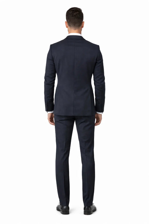 Black Suit With Grey Vest