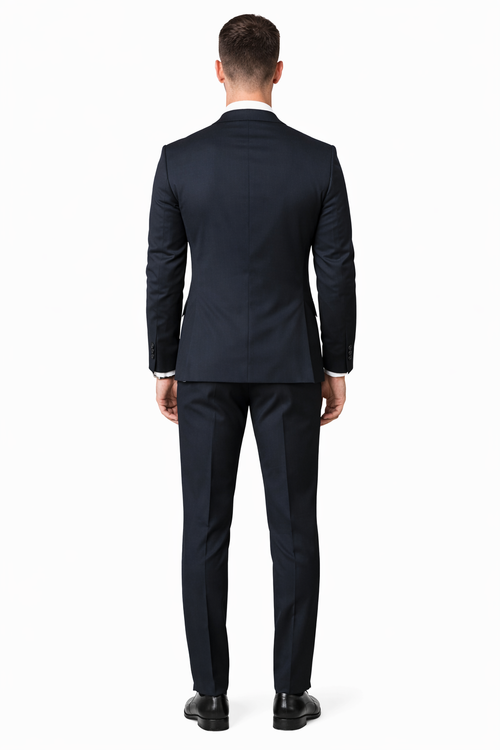 Black Suit With Grey Vest