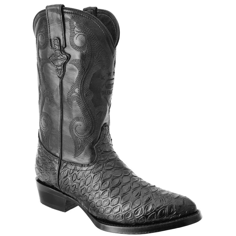 Mens White Diamond Boot Anteater Print Western Boots J-Toe