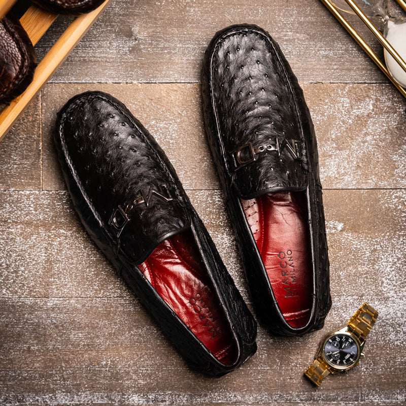 Marco_Di_Milano Bolonia Black Leather Oxford