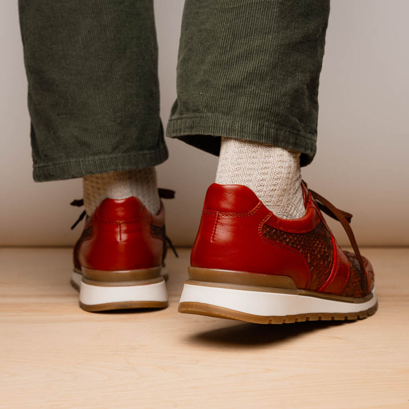 Marco Di Milano Brescia: Antique Cognac Leather Dress Shoe