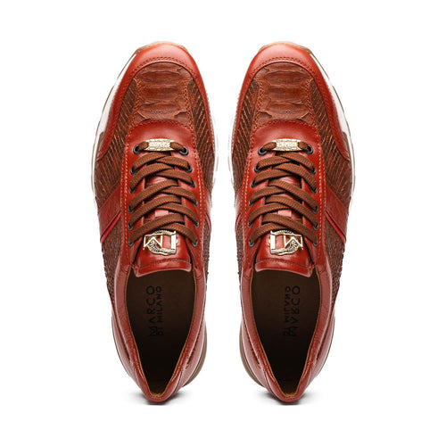 Marco Di Milano Brescia: Antique Cognac Leather Dress Shoe