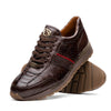 Marco Di Milano Brescia Python & Calfskin Sneakers Brown